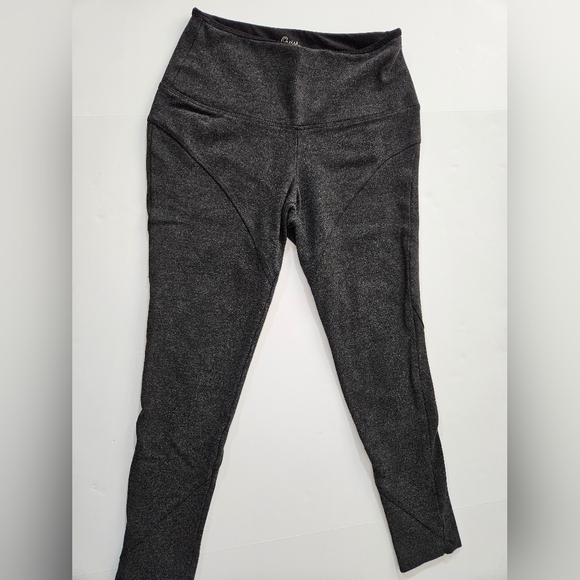 Lysse twill knit ponte seamed legging tummy control waistband dark gray small - Picture 12 of 12